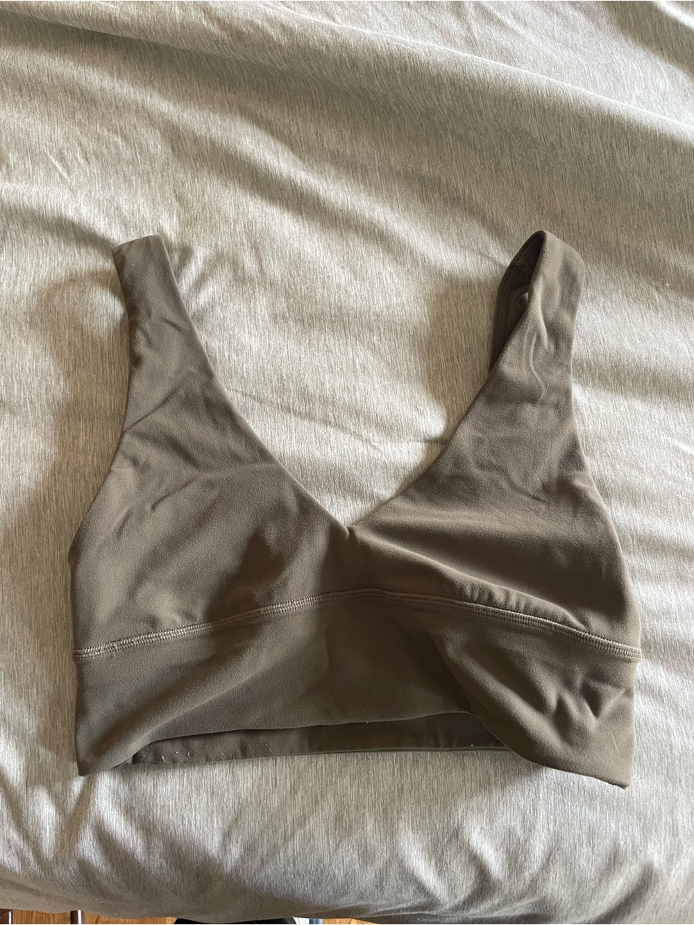 Lululemon Align V-Neck Bralette in Taupe